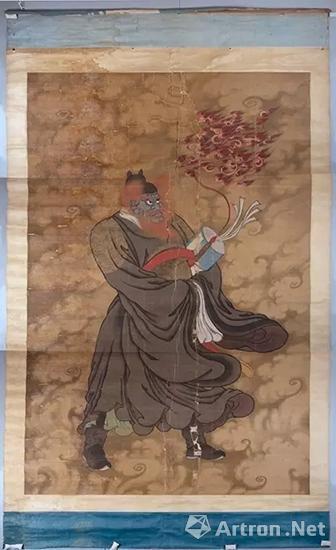 《道教雷部辛天君画像》