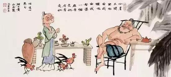 小屋一间,坐也由我,睡也由我 老婆一个,左看是她,右看是她