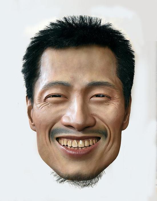 《朋友系列——宏践 》 张弦

　　树脂 ， 155cm×95cm×20cm ， 2017