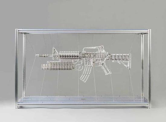 《度量21克》 占研
PVC板材、铝合金型材、钢丝等
101cm×58cm×31cm ,2014