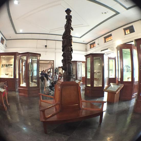 雅加达的印尼国家博物馆，里面也有不少中国古瓷器及其他文物，显示中国与印尼的交往历史源远流长久。（资料图片）