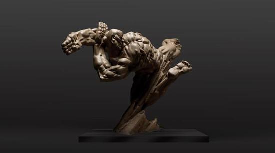 《拓荒者》 李雄
玻璃钢 , 106cm×50cm×60cm , 2017