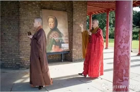 南京建初寺住持大法师为邱园宝塔的修缮开工祈福，来源：三胞集团官网