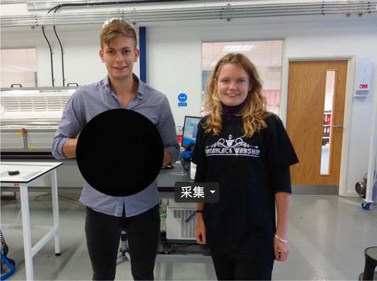 Vantablack。图片：Courtesy of Surrey NanoSystems