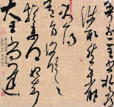 临书管见（草书） 48×45厘米 王高升