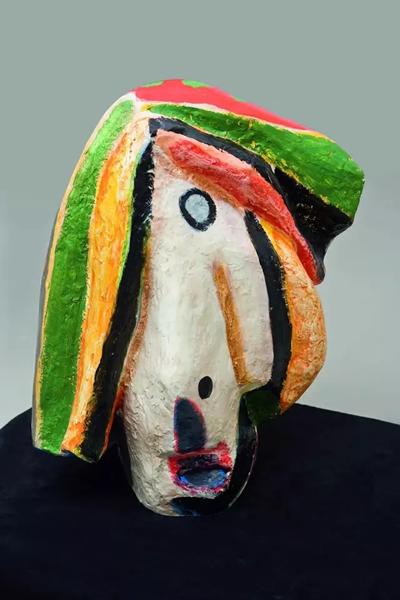 吕佩尔茨 《你所知不多,公爵夫人回答道》 93cm×70cm×65cm 青铜色漆 1981