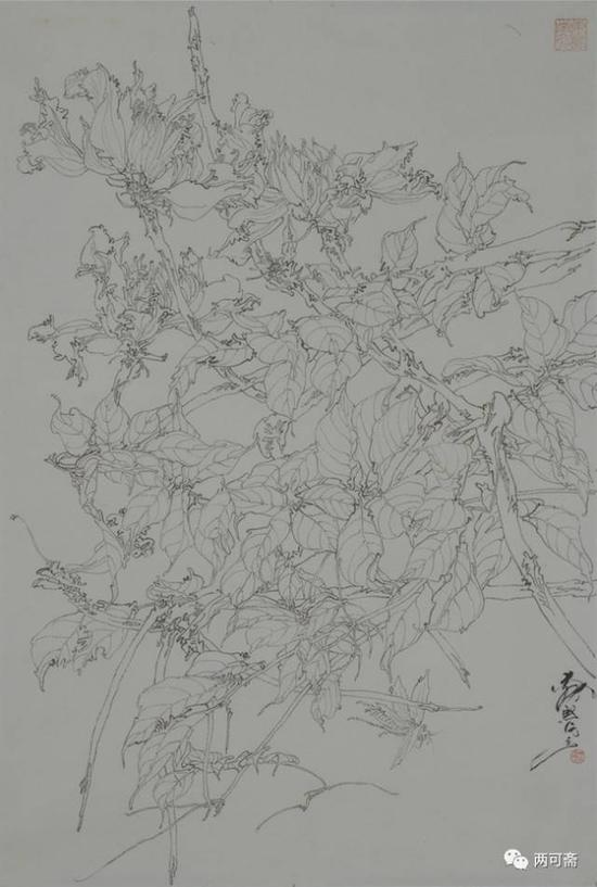 火焰花   68x93CM   2003年