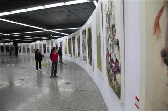 2012年在浦东新区举办的全国中国画展