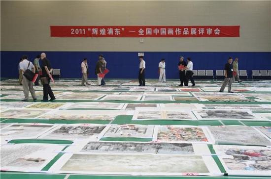 2011年，“辉煌浦东”全国中国画作品展。