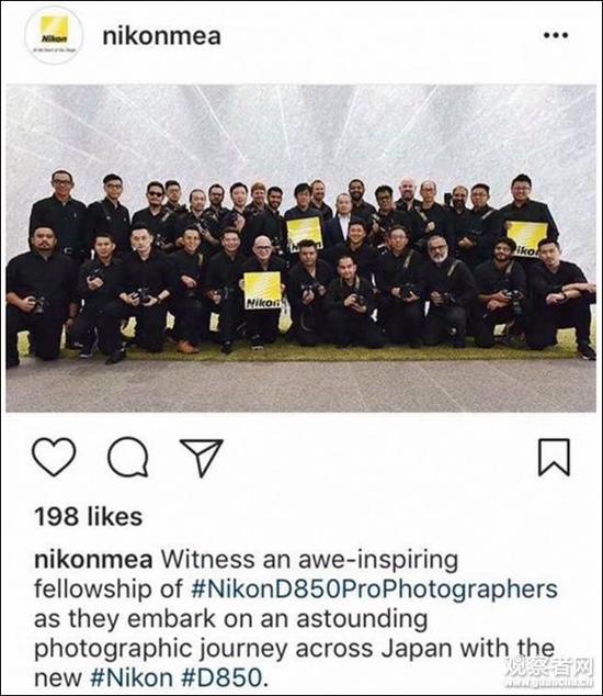 尼康亚洲也在推特上发表声明，解释没有女性的原因：我们邀请的女性摄影师无法参加此次活动，我们也承认没有留心性别比例这一点。