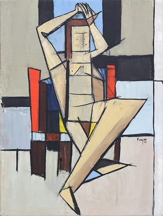 亚瑟·皮那让《立体主义人像》,1959年