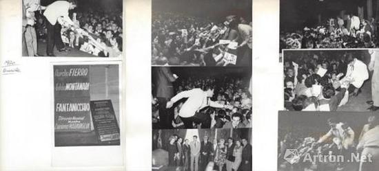 1970 年路易吉·贝利尼的世界巡回演唱会巴西站、美国站和法国站