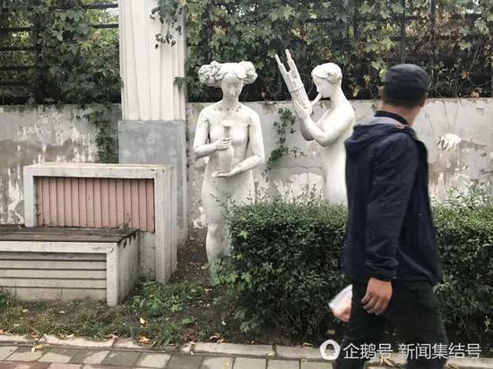 大家纷纷驻足观看拍照留念。