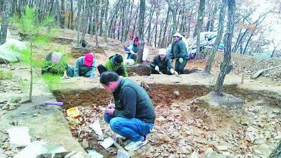 小南山遗址发掘现场。图片由省文物考古研究所提供