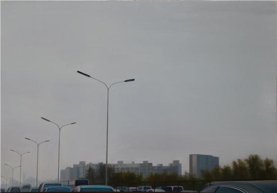 城之光NO27，70X90cm，布面油画，2017