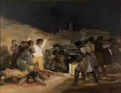 1818年5月3日的枪决 268×347cm 1814 马德里 普拉多美术馆