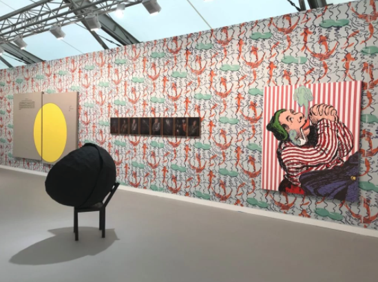 Travesía Cuatro在2017年度弗里兹伦敦的展位,图片:Lorena Mu?oz-Alonso