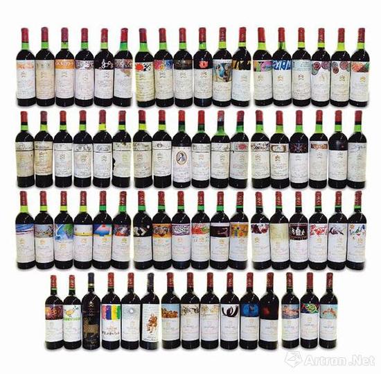 2015 | LOT 1677 Chateau Mouton Rothschild 1945 – 2012 vertical collection 成交价 HKD 1，180，000