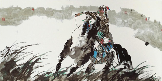 春风得意 136×68cm