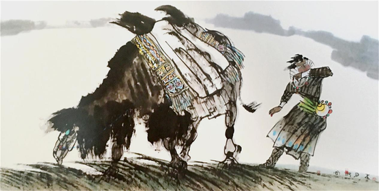 五月的风 136×68cm