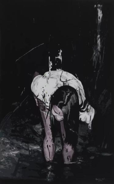 LOT 119��ΰ��b.1960�����ǽ�����ɺ�������ϩ  2012�� 160��100cmRMB��300��000-400��000