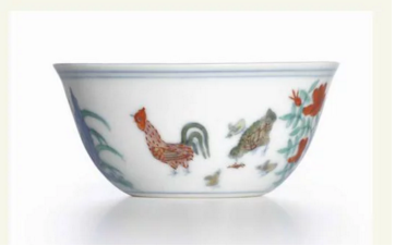 玫茵堂鸡缸杯。图片：Courtesy Sotheby`s