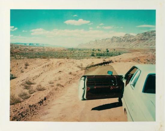 “这些都来自直觉。”众神之谷，犹他州，维姆·文德斯拍摄于1977年。图片来源：维姆·文德斯/致谢德国法兰克福电影博物馆