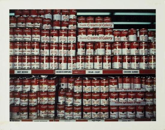 短期日用品……坎贝尔牌汤料,纽约,1972年。图片来源:维姆·文德斯