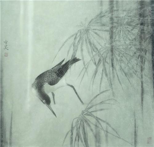 《仲中晓小品》68×68cm