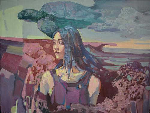 隐秘的交流——组画八《恒温》100×70cm