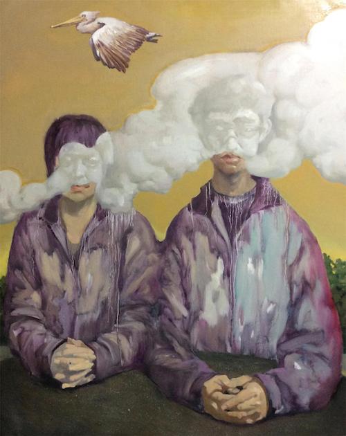 《同窗》100×80cm 布面油画