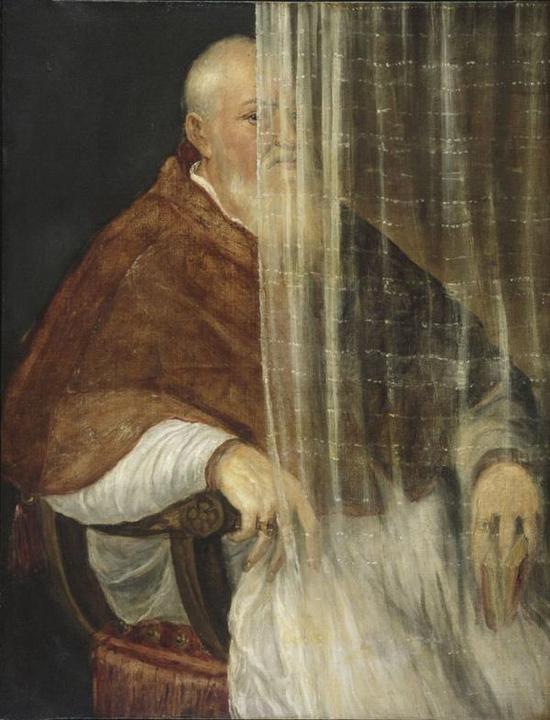 处理前的提香（Titian ）的菲利波·阿辛托（Filippo Archinto）（1558）