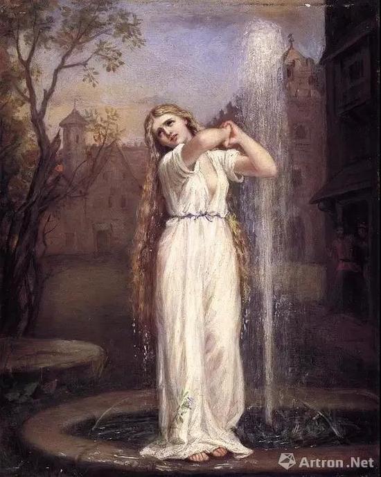 拉斐尔前派 享特 水之女神 1888