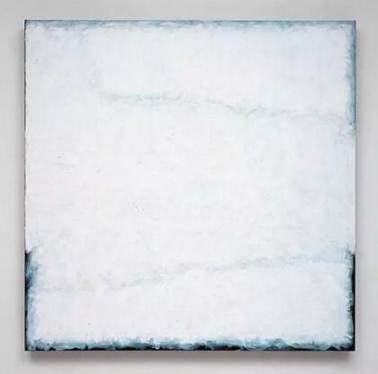 《系列13号（白色）》，布面油画，42英寸x42英寸，2004