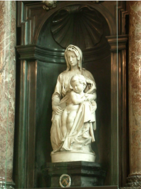 9。《布鲁日圣母像》，1504
