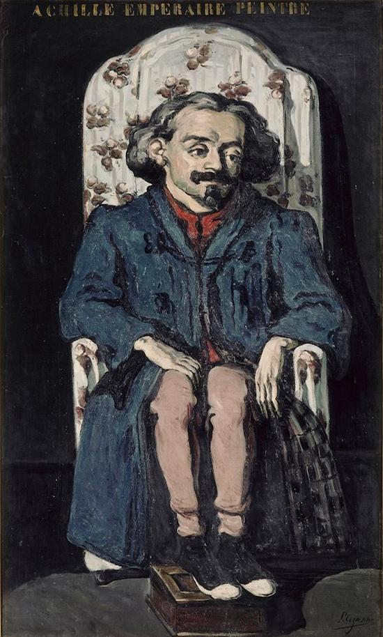《亚契耶·昂珀雷尔》(Achille Emperaire),1867-8年