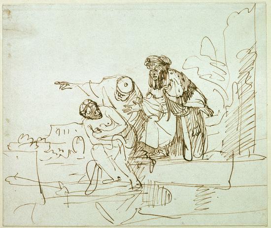 《苏珊娜与两位老人》（Susanna and two old men），Gerbrand van den Eeckhout，1635年