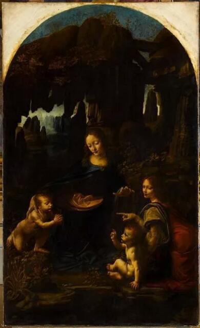 《岩间圣母》(La Vierge aux rochers)