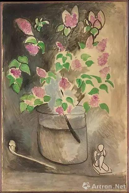 ▲马蒂斯《丁香》,1914年,
