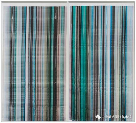 刘刚, 200x110cmx2 综合材料 2017