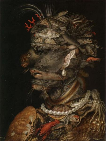 Giuseppe ArcimboldoWater, 1566, Kunsthistorisches Museum Vienna