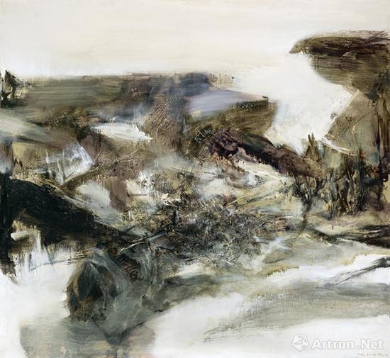 赵无极《25.05.70》布面油画 150×162.5cm 1970年 成交价：2875万元