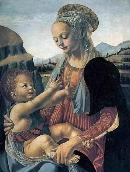 韦罗基奥 《Madonna with Child， 1466》