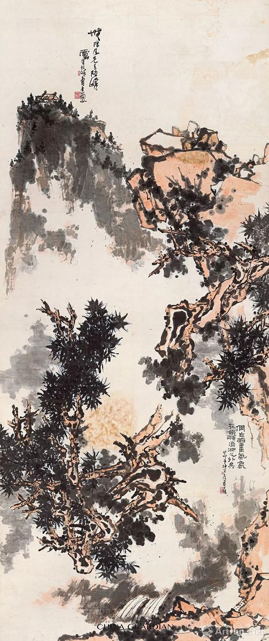 潘天寿 无限风光 成交价: RMB 287,500,000