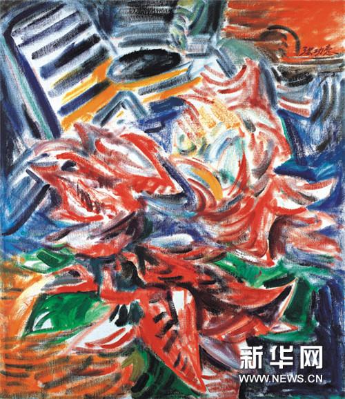 张功慤1999年作品《红菱艳》