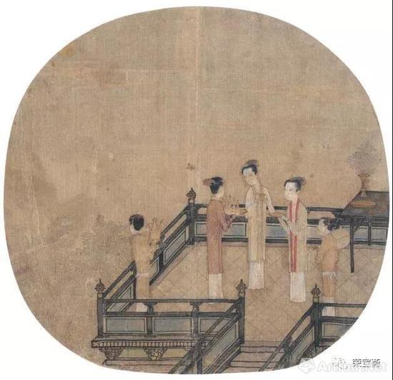 图1 宋 佚名 瑶台步月图 故宫博物院藏