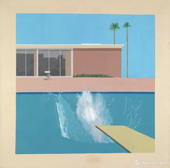 大卫‧霍克尼 《大水花》（A Bigger Splash） 1967