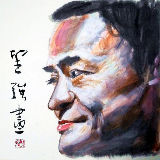 马云 纸本40cmx40cm