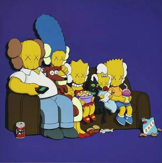 KAWS《无题（KIMPSONS）》，估价400万—600万港币