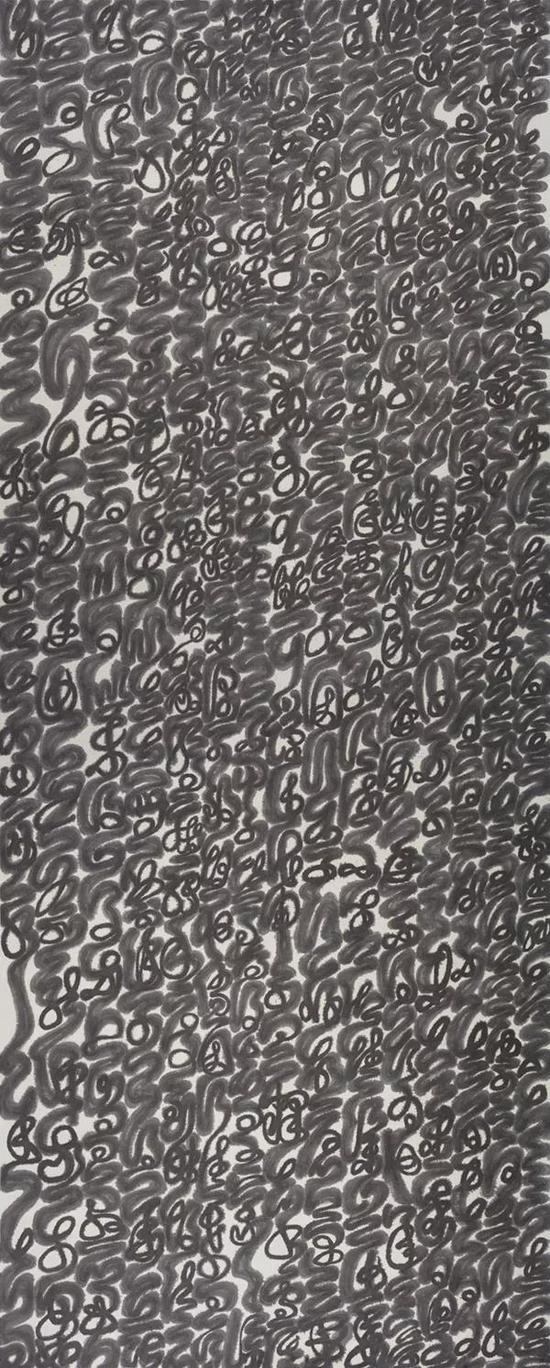 陈光武 Chen Guangwu 摹写王羲之 Facsimile Wang Xizhi 145×365cm 纸本水墨 Chinese Ink on Paper 2004